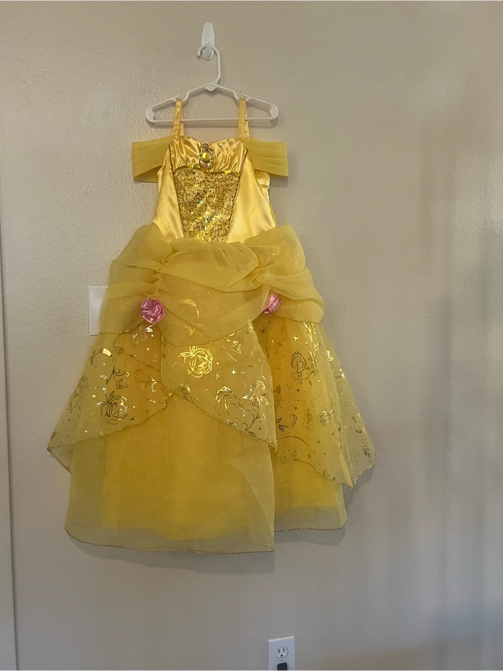 Yellow Princess Ball Gown Kids Costume